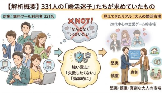 真心マッチの婚活ツール利用者331人から見えた成婚への近道ルート