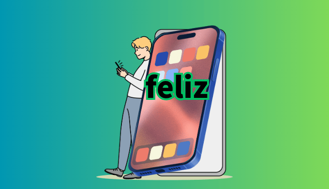 恋活・婚活アプリ「feliz」の紹介イラスト画像