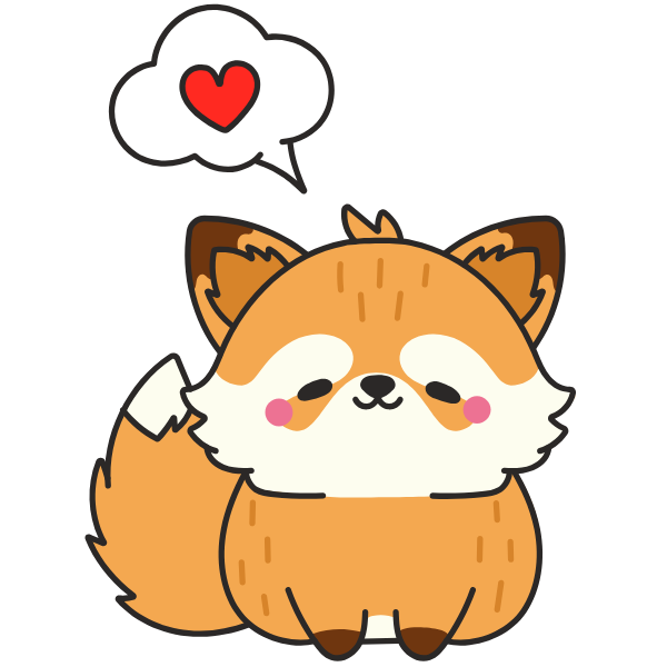 きつねのイラスト