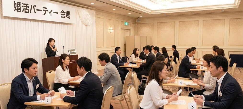 婚活パーティーの風景写真