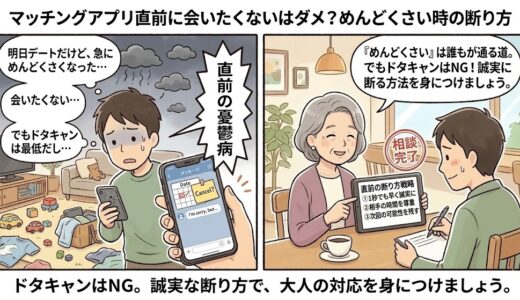 マッチングアプリめんどくさい時の断り方
