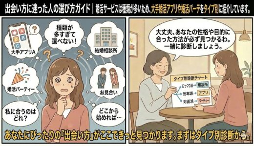 婚活アプリ・サービス｜出会い方に迷った人のための選び方ガイド