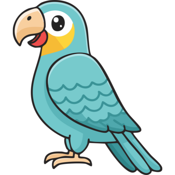 オウムのイラスト