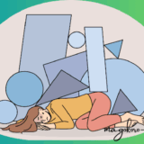 シングルマザーとして恋愛に悩む女性のイラスト