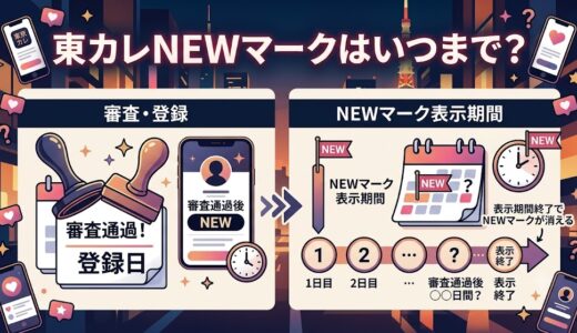 東カレnewマークはいつまで？何日で消えるのか目安を解説