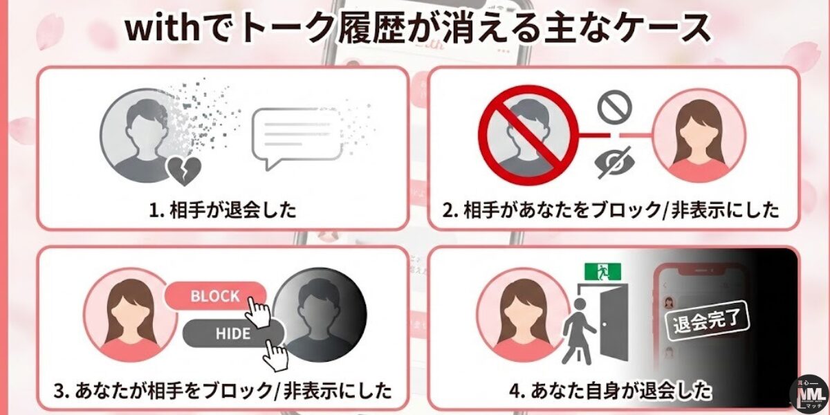 withでトーク履歴が消える理由の図解