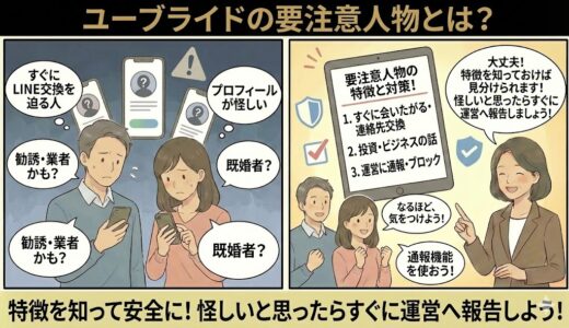 ユーブライドの要注意人物とは？ツイッターでの口コミから見る危険サインと安全対策